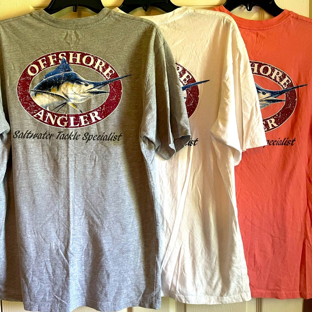 Offshore Angler t shirt bundle size M